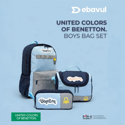 united colors of benetton boys bag set