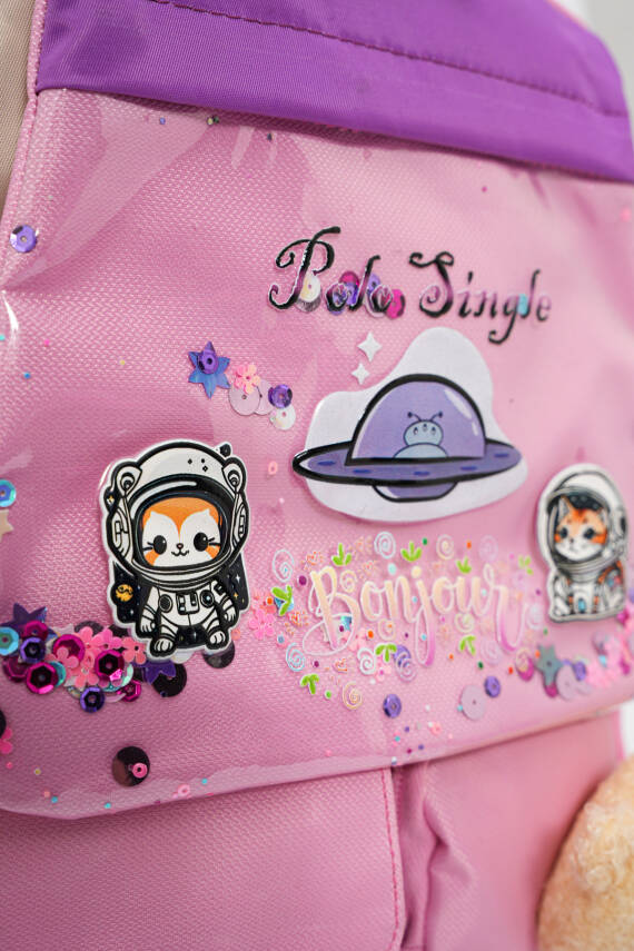 Ayıcık Detaylı Unisex Çocuk İlkokul Çanta Seti - 21