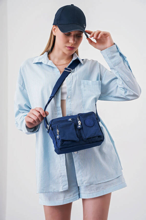 Beverly Hills Polo Club Çok Gözlü Çapraz Askılı Kadın Çanta BHPC6005 - 5