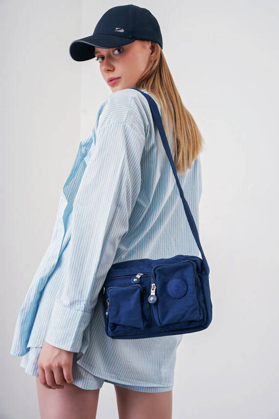 Beverly Hills Polo Club Çok Gözlü Çapraz Askılı Kadın Çanta BHPC6005 - 9