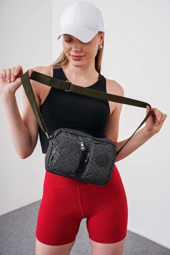 Beverly Hills Polo Club Çok Gözlü Çapraz Askılı Kadın Çanta BHPC6005 - 13