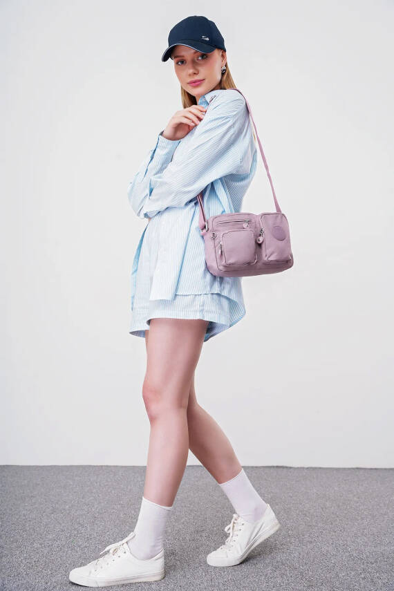 Beverly Hills Polo Club Çok Gözlü Çapraz Askılı Kadın Çanta BHPC6005 - 40