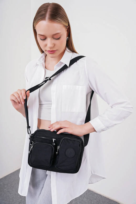 Beverly Hills Polo Club Çok Gözlü Çapraz Askılı Kadın Çanta BHPC6005 - 50