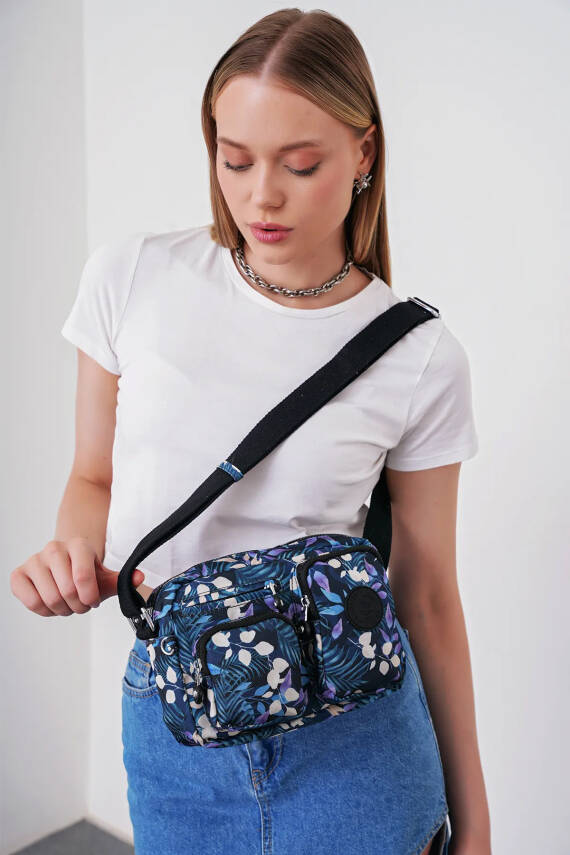 Beverly Hills Polo Club Çok Gözlü Çapraz Askılı Kadın Çanta BHPC6005 - 56