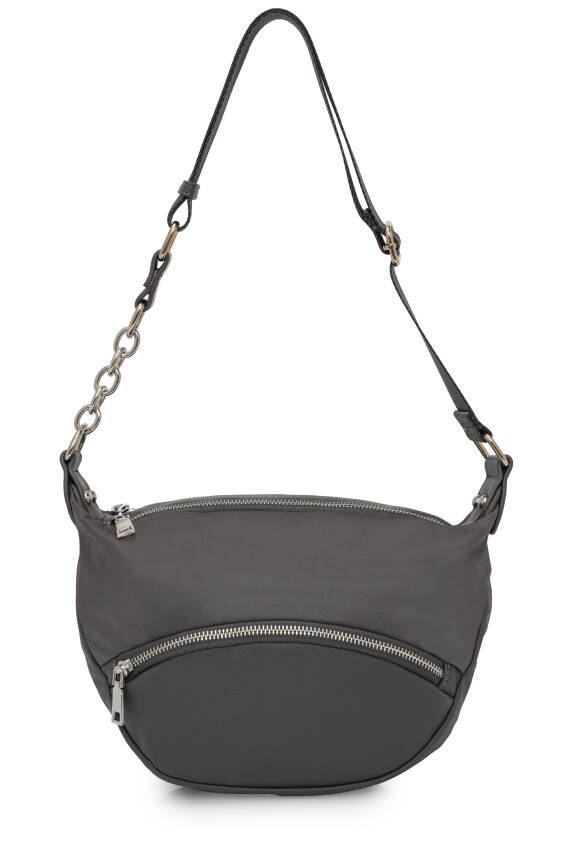 Cambirdge Polo Club Zincir Detaylı Fermuarlı Kadın Omuz Çantası MB15 - 1