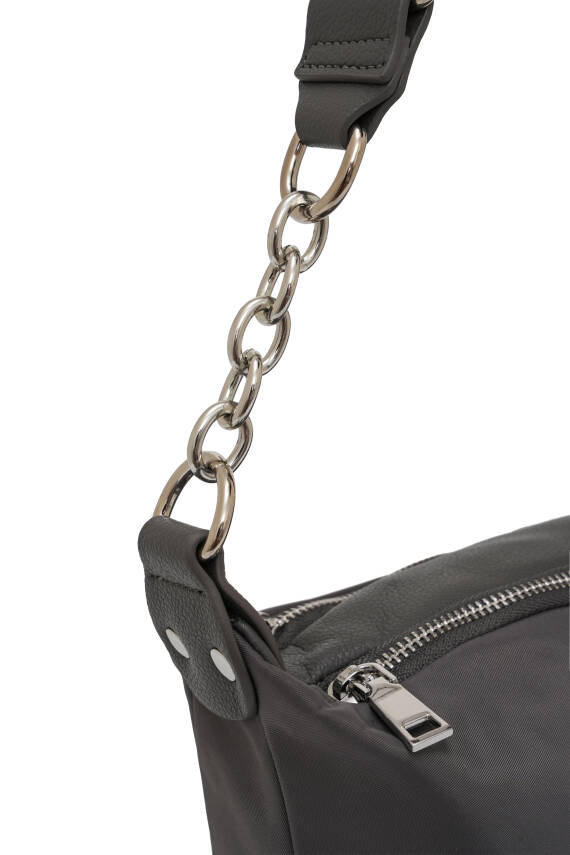 Cambirdge Polo Club Zincir Detaylı Fermuarlı Kadın Omuz Çantası MB15 - 3
