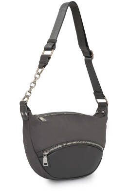 Cambirdge Polo Club Zincir Detaylı Fermuarlı Kadın Omuz Çantası MB15 - Cambridge Polo Club