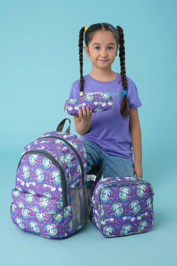 Cambridge Polo Club 3'lü Set İlkokul Çantası - 80