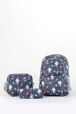 Cambridge Polo Club 3'lü Set İlkokul Çantası - 163