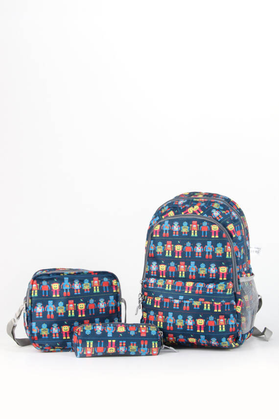 Cambridge Polo Club 3'lü Set İlkokul Çantası - 165