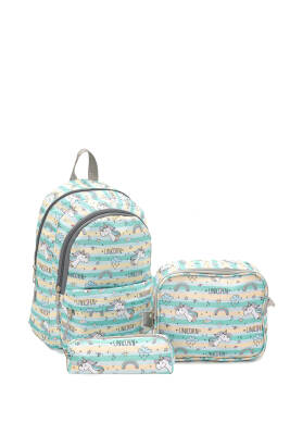 Cambridge Polo Club 3'lü Set İlkokul Çantası - 44