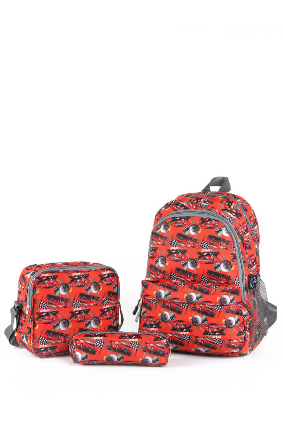 Cambridge Polo Club 3'lü Set İlkokul Çantası - 155