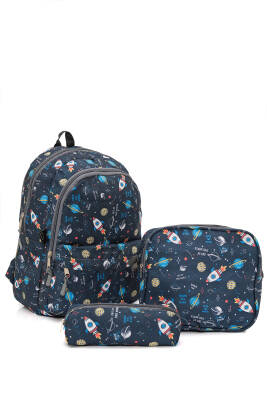 Cambridge Polo Club 3'lü Set İlkokul Çantası - Cambridge Polo Club