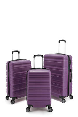 Cambridge Polo Club Abs Baklava Desenli Valiz Seti - 10