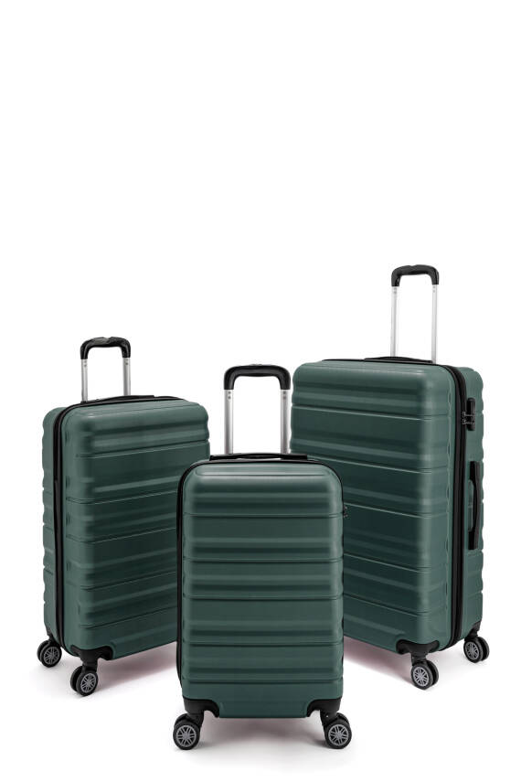 Cambridge Polo Club Abs Baklava Desenli Valiz Seti - 18