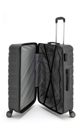 Cambridge Polo Club Abs Baklava Desenli Valiz Seti - 41