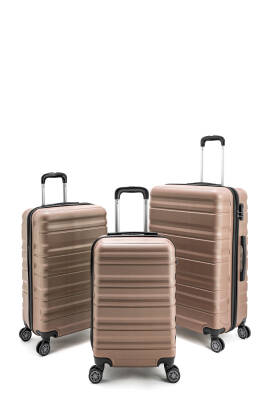 Cambridge Polo Club Abs Baklava Desenli Valiz Seti - 42