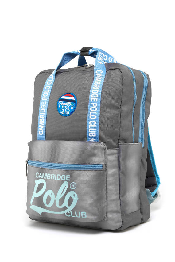 Cambridge Polo Club American Chic Çok Gözlü Unisex Çocuk İlkokul Çantası - 7