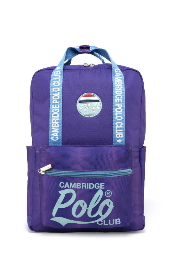 Cambridge Polo Club American Chic Çok Gözlü Unisex Çocuk İlkokul Çantası - 10