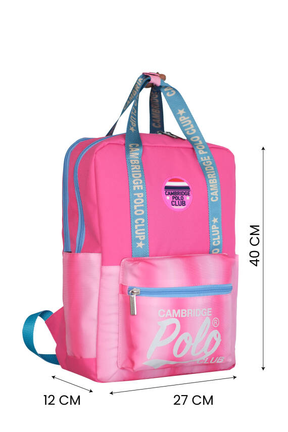Cambridge Polo Club American Chic Çok Gözlü Unisex Çocuk İlkokul Çantası - 18