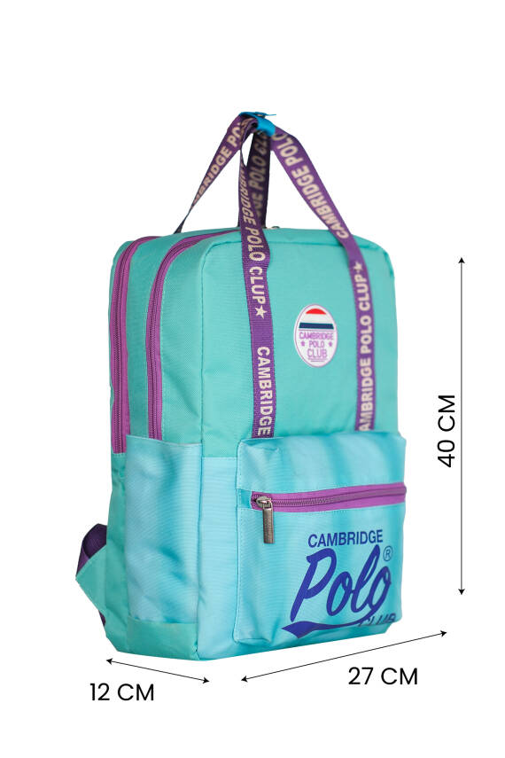 Cambridge Polo Club American Chic Çok Gözlü Unisex Çocuk İlkokul Çantası - 23