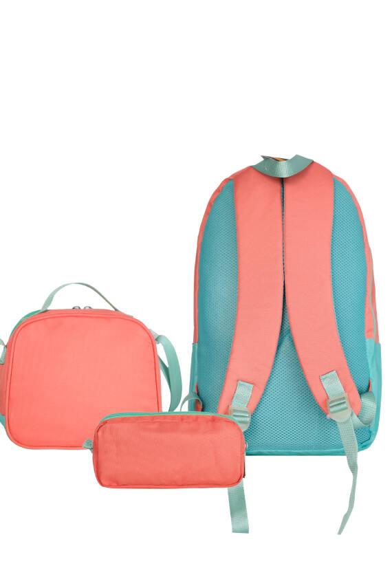 Cambridge Polo Club Be Happy Çift Ana Bölmeli Kız Çocuk İlkokul Çanta Seti - 3