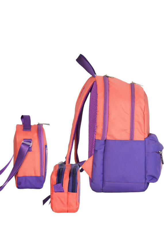 Cambridge Polo Club Be Happy Çift Ana Bölmeli Unisex Çocuk İlkokul Çanta Set - 2