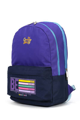 Cambridge Polo Club Be Happy Çift Ana Bölmeli Unisex Çocuk İlkokul Çantası - 7