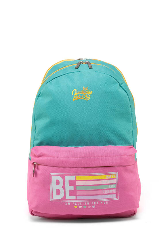 Cambridge Polo Club Be Happy Çift Ana Bölmeli Unisex Çocuk İlkokul Çantası - 14