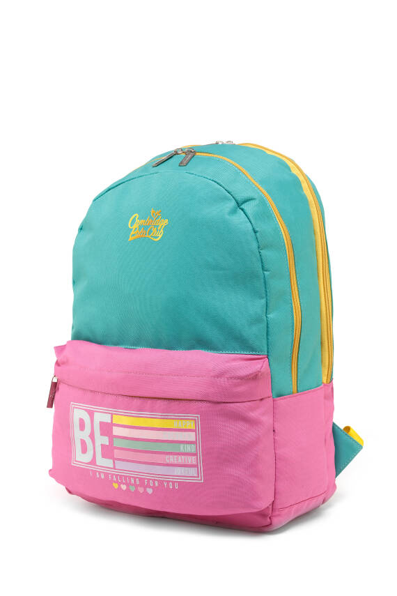 Cambridge Polo Club Be Happy Çift Ana Bölmeli Unisex Çocuk İlkokul Çantası - 15