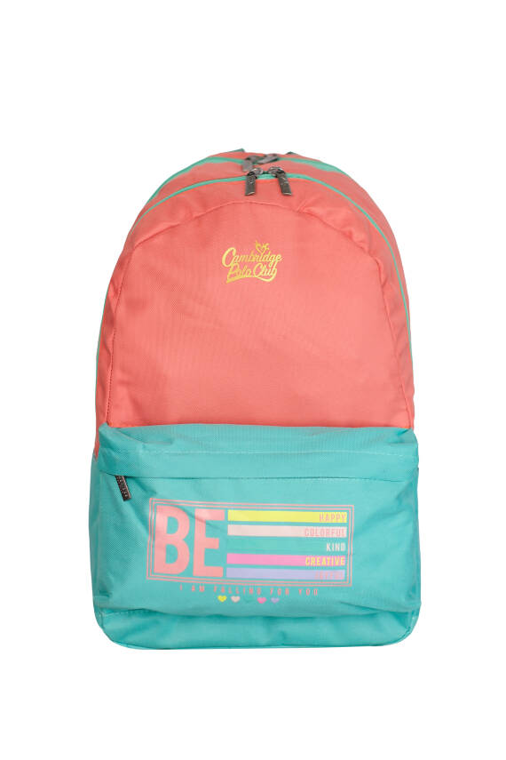 Cambridge Polo Club Be Happy Çift Ana Bölmeli Unisex Çocuk İlkokul Çantası - 29