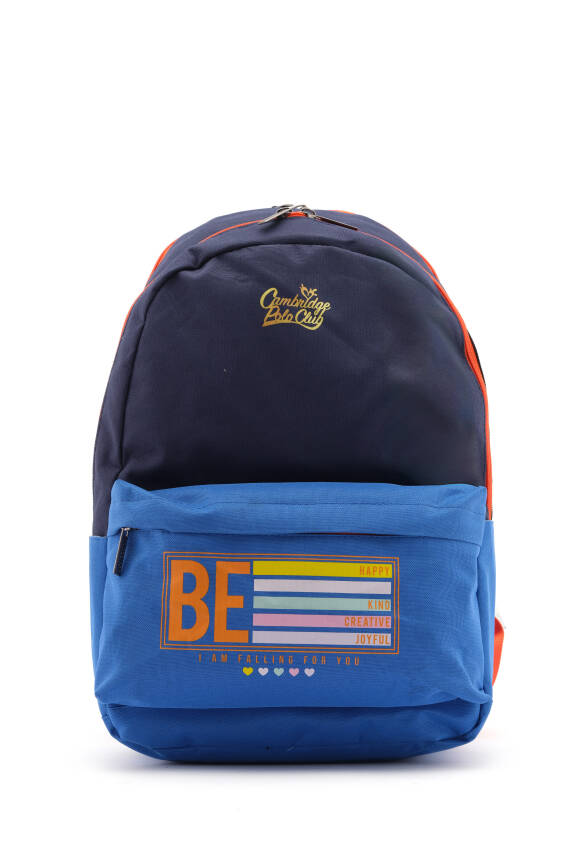 Cambridge Polo Club Be Happy Çift Ana Bölmeli Unisex Çocuk İlkokul Çantası - 37