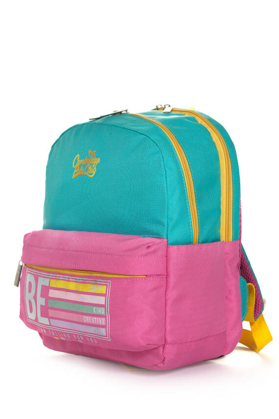 Cambridge Polo Club Be Happy Ön Cepli Unisex Çocuk Anaokulu Çantası - 11