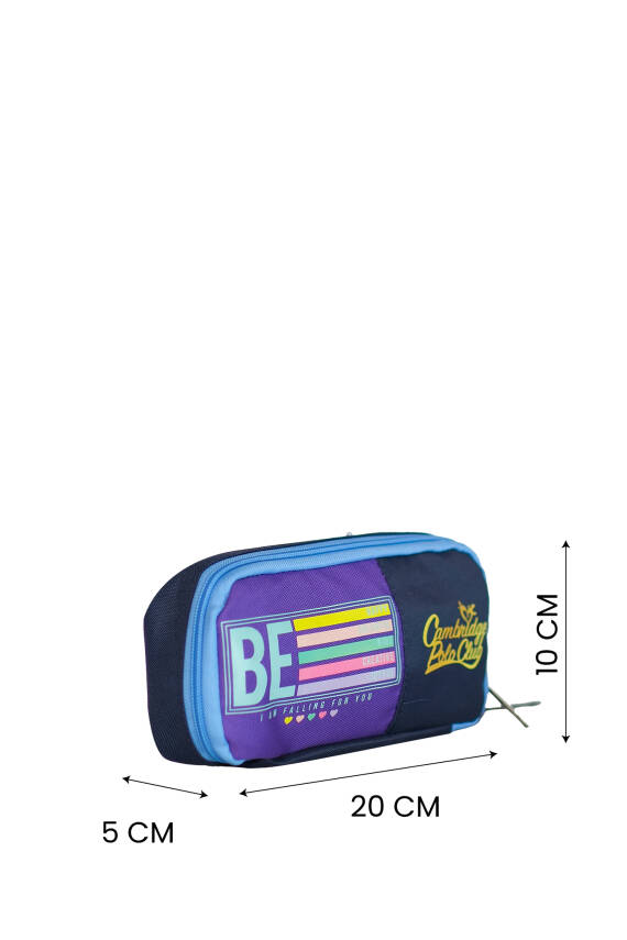 Cambridge Polo Club Be Happy Tek Bölmeli Unisex Çocuk Kalem Kutusu - 8