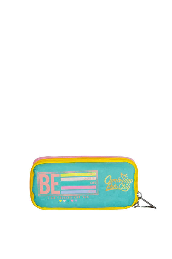 Cambridge Polo Club Be Happy Tek Bölmeli Unisex Çocuk Kalem Kutusu - 40