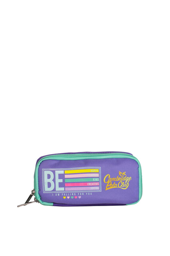 Cambridge Polo Club Be Happy Tek Bölmeli Unisex Çocuk Kalem Kutusu - 38