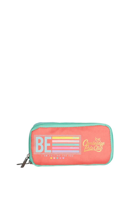 Cambridge Polo Club Be Happy Tek Bölmeli Unisex Çocuk Kalem Kutusu - 41