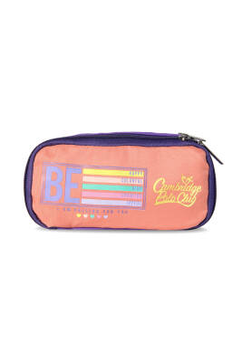 Cambridge Polo Club Be Happy Tek Bölmeli Unisex Çocuk Kalem Kutusu - 45