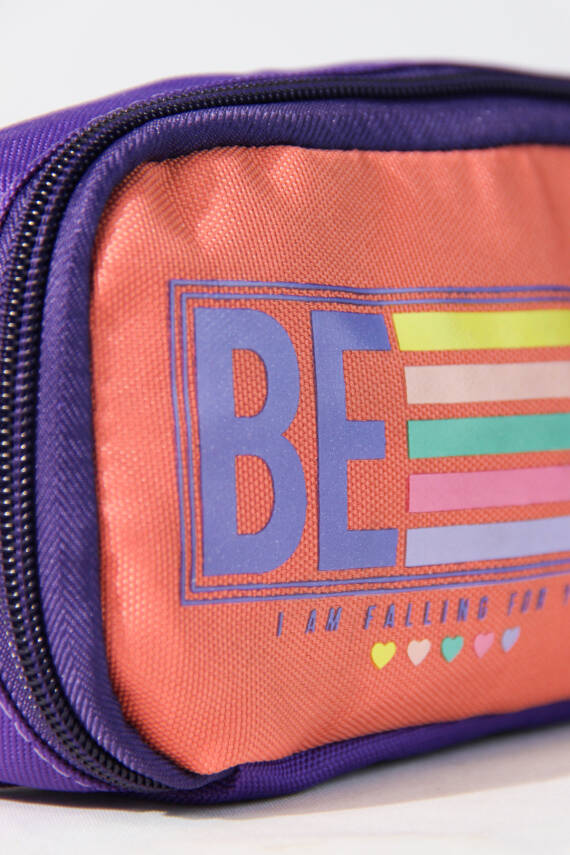 Cambridge Polo Club Be Happy Tek Bölmeli Unisex Çocuk Kalem Kutusu - 49