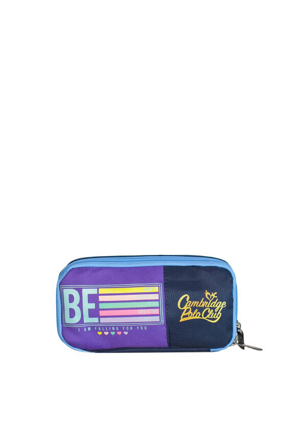 Cambridge Polo Club Be Happy Tek Bölmeli Unisex Çocuk Kalem Kutusu - 4
