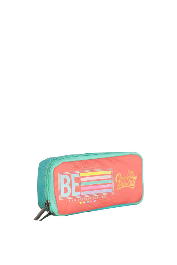 Cambridge Polo Club Be Happy Tek Bölmeli Unisex Çocuk Kalem Kutusu - 28