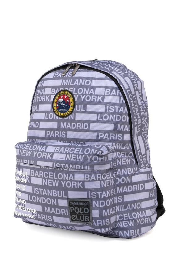 Cambridge Polo Club Cities II Ön Cepli Unisex Sırt Çantası - 11