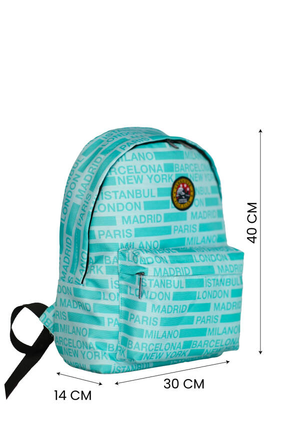 Cambridge Polo Club Cities II Ön Cepli Unisex Sırt Çantası - 44