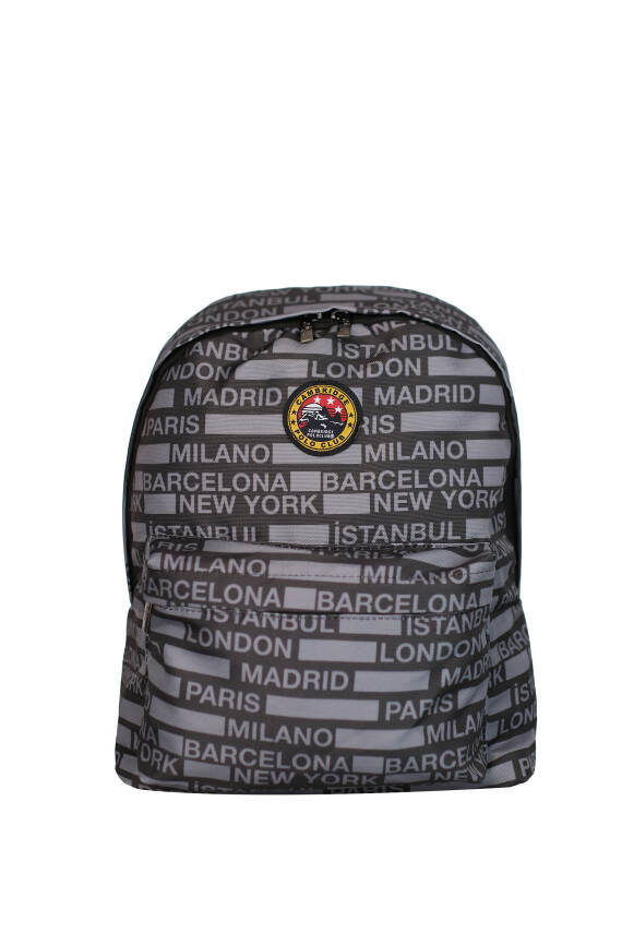 Cambridge Polo Club Cities II Ön Cepli Unisex Sırt Çantası - 45