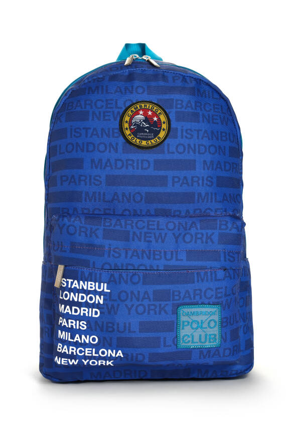 Cambridge Polo Club Cities II Ön Cepli Unisex Sırt Çantası - 46