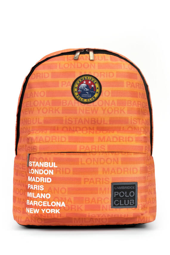 Cambridge Polo Club Cities II Ön Cepli Unisex Sırt Çantası - 51