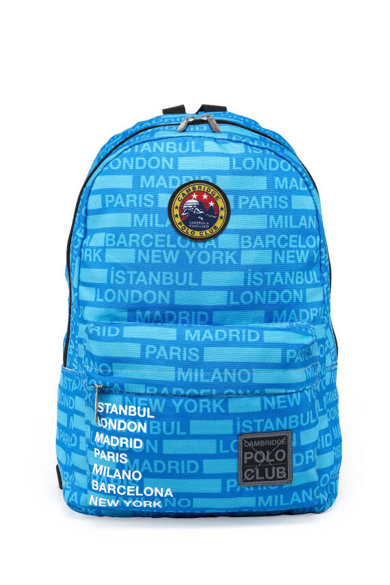 Cambridge Polo Club Cities Ön Bölmeli Unisex Sırt Çantası - 6