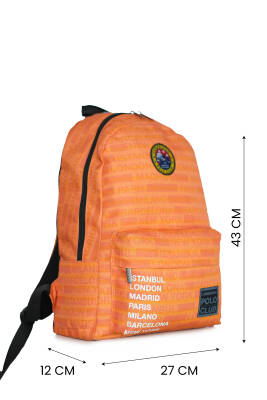 Cambridge Polo Club Cities Ön Bölmeli Unisex Sırt Çantası - 38