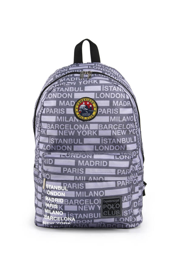 Cambridge Polo Club Cities Ön Bölmeli Unisex Sırt Çantası - 42