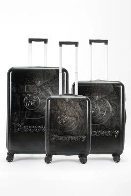 Cambridge Polo Club Discovery Kırıılmaz Sert Gövde Kilitili 8 Tekerlek Valiz Seti DL18HA - 1